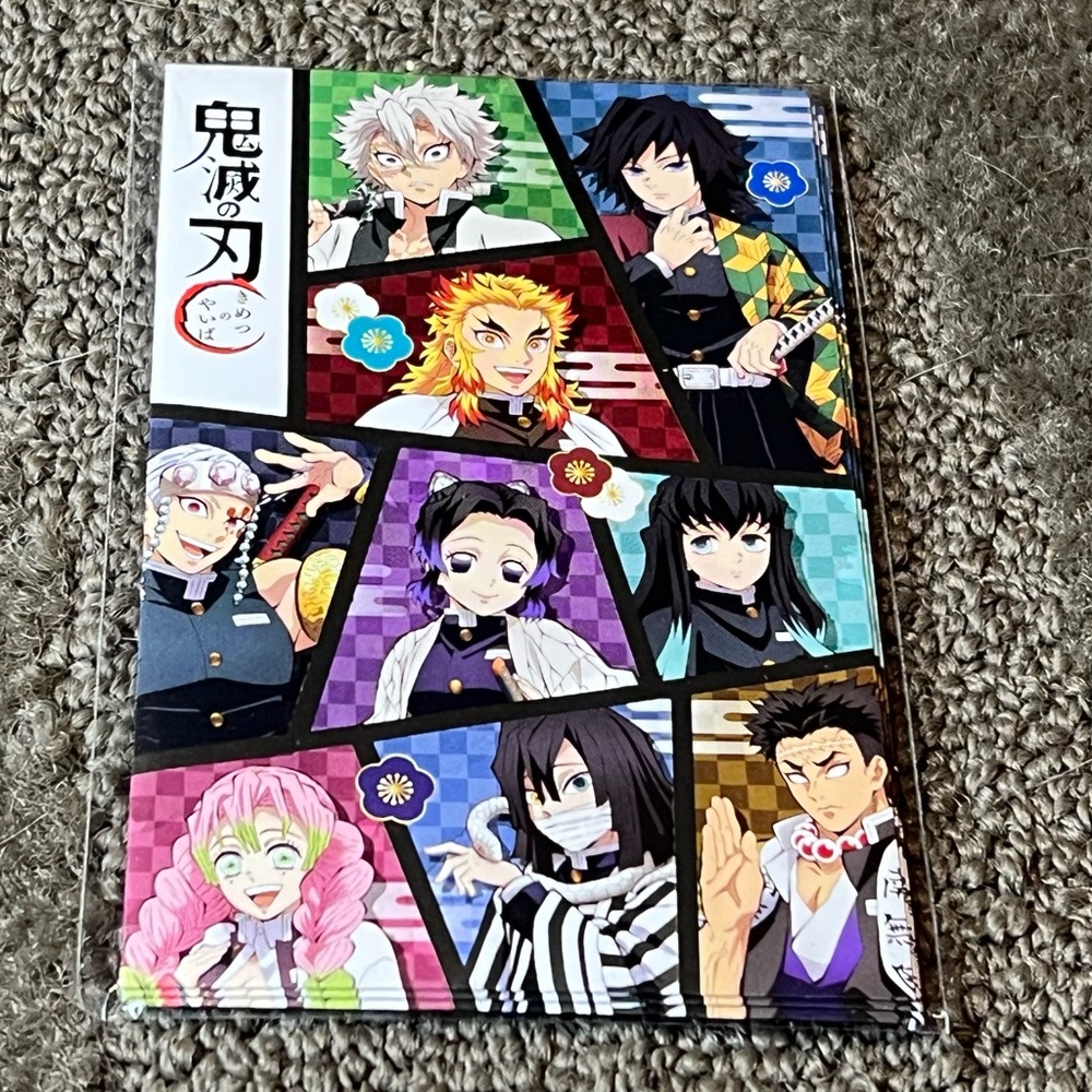 Demon Slayer / Kimetsu no Yaiba Pack of 5 Envelopes Anime Official Aniplex Japan